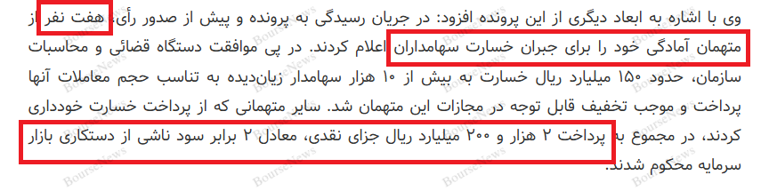 آیا ترس از رسوایی‌های بزرگتر، مانع شفاف سازی و اعلام اسامی کلاهبرداران بورسی می‌شود؟