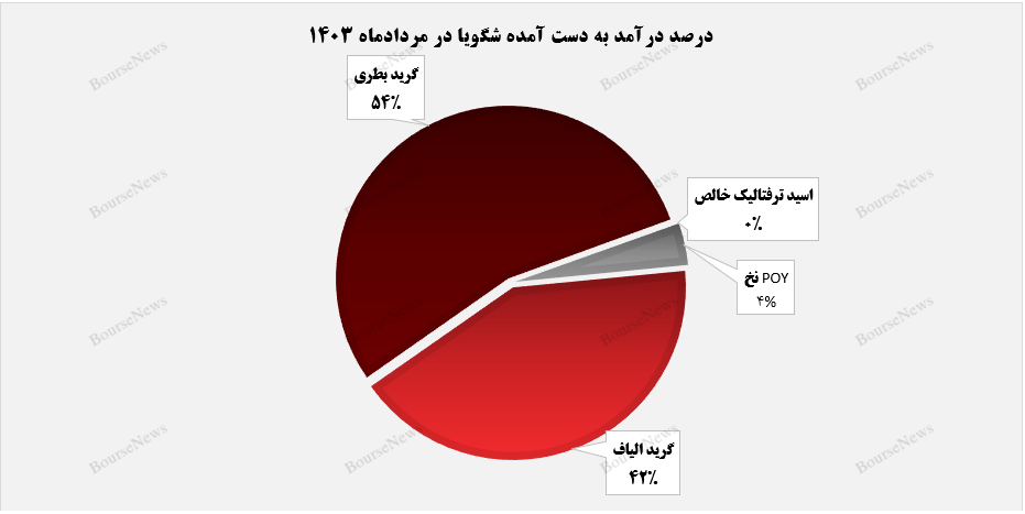 سهم ۵۴ درصدی گرید بطری از فروش مردادماه