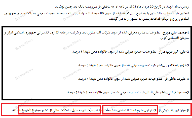 نسخه احتمالی حاکمیت برای